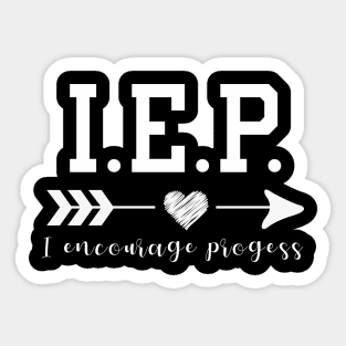 IEP I Encourage Progess Sticker